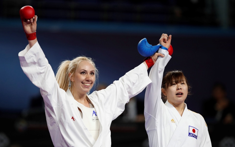 Greek karateka wins gold in Madrid
