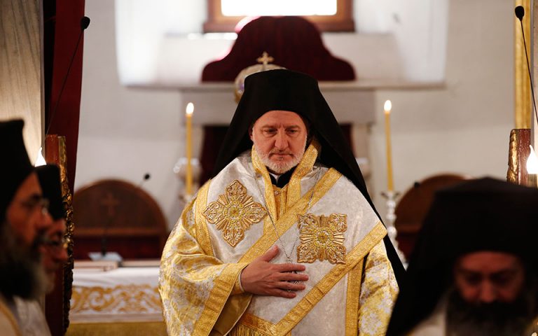 Pope Benedict commemorated by Archbishop Elpidophoros