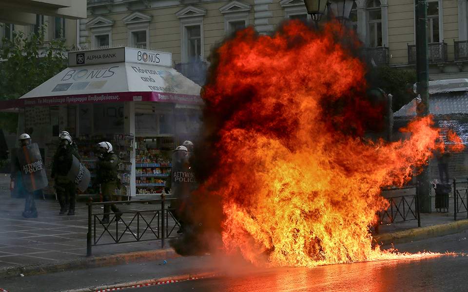 Protesters clash with police at Grigoropoulos anniversary march