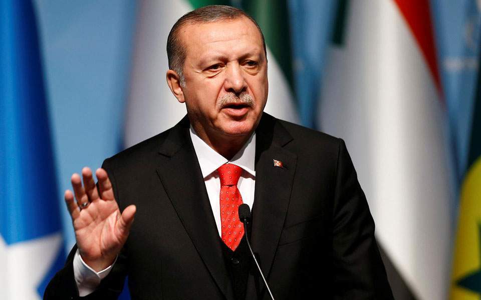 Erdogan claims that Crete, islands have no continental shelf