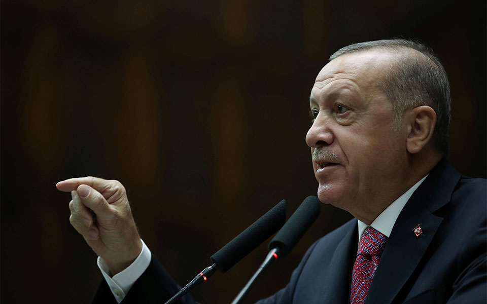 Erdogan says sanctions would not have big impact, accuses Greek PM of avoiding talks