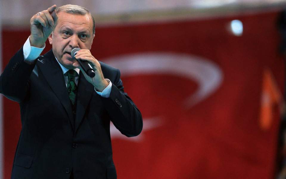 Turkish president accuses Greece of raising tension
