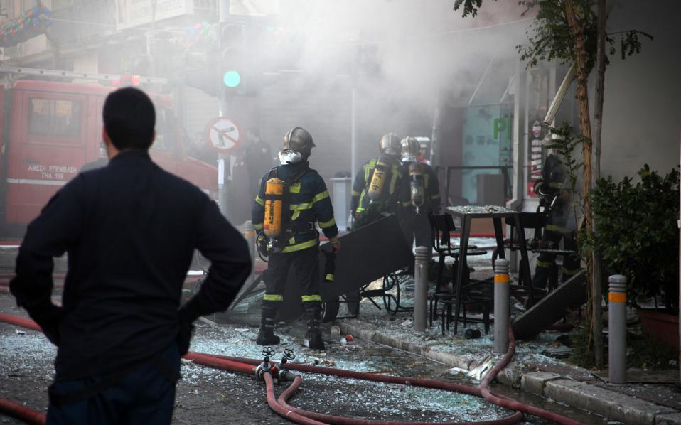 One dead, five injured in fast-food outlet blast in central Athens