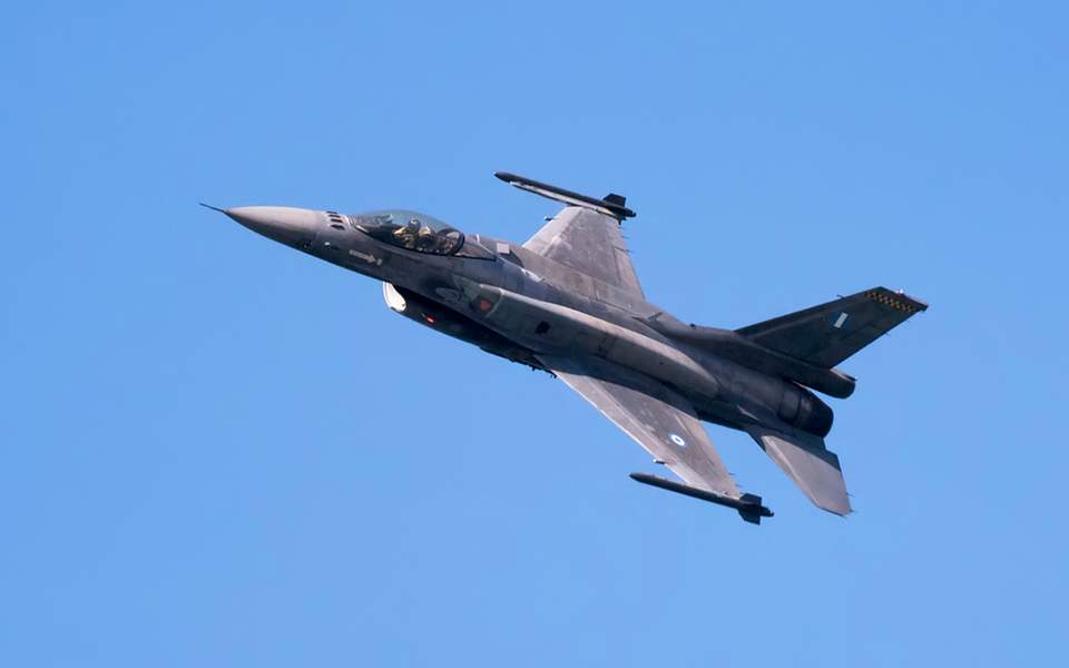 Greece flies first fighter jet over North Macedonia