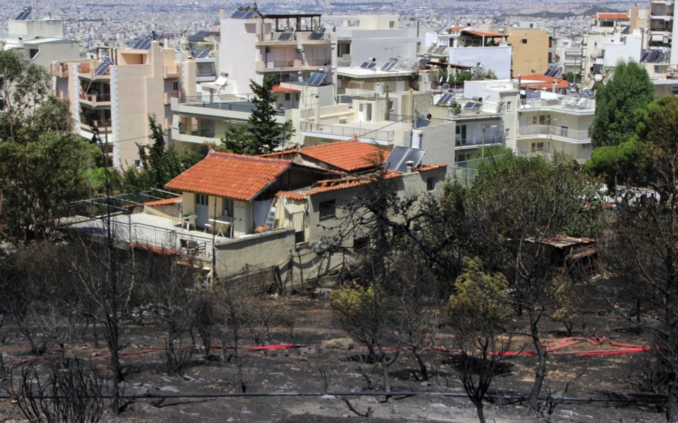 Two arrested over Athens wildfire