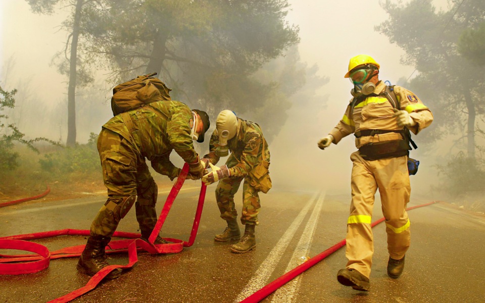 Four blazes stretch firefighters’ resources