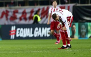 Olympiakos’ loss relegates Greece to 18th position