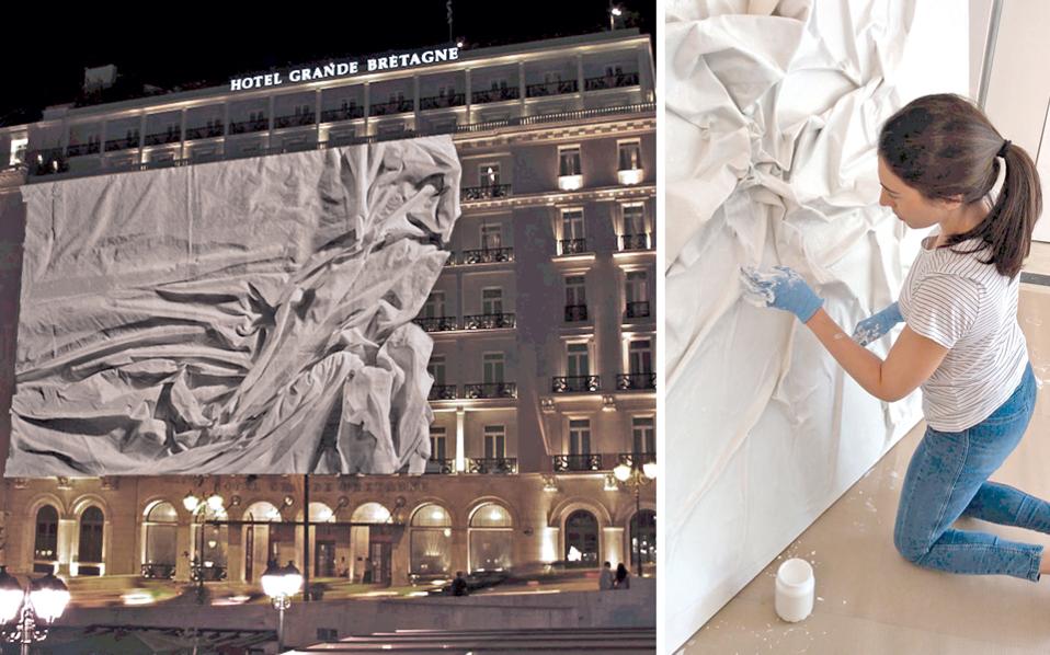 Young artist’s Syntagma show impresses with symbolism