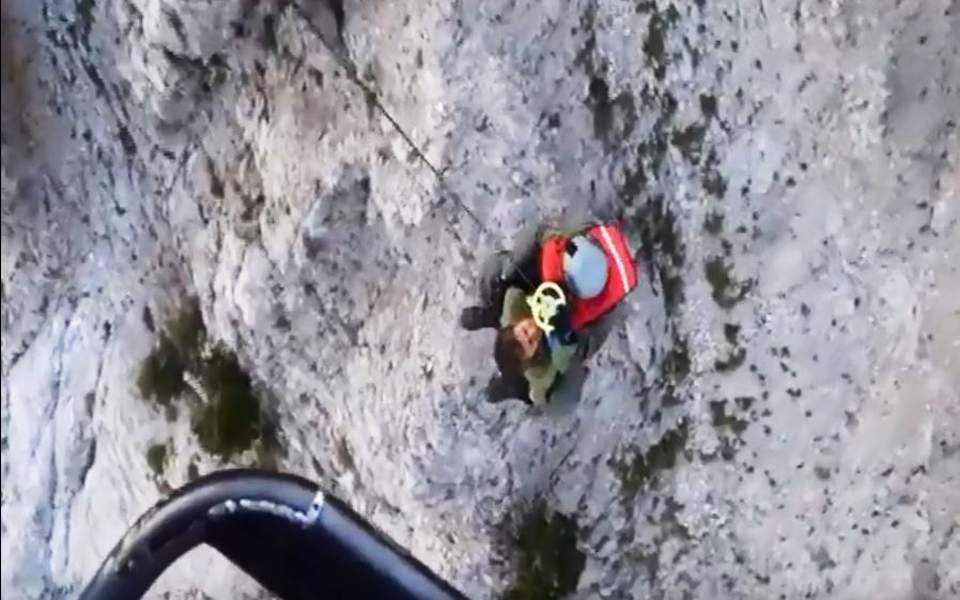 French climbers rescued on Mount Taygetos