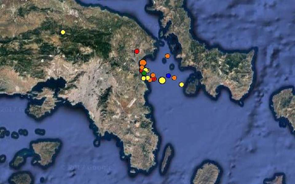 Eastern Attica coast hit by cluster of small tremors
