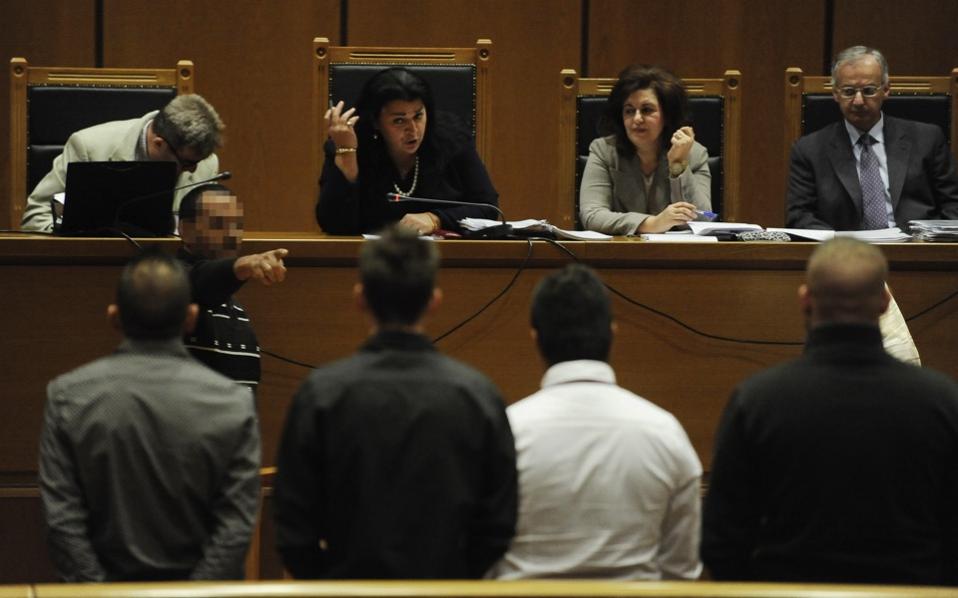 Judges to rule on protected witnesses in Golden Dawn trial