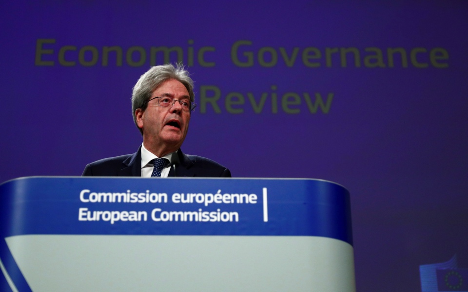 Athens can count on EC support for its demands, Gentiloni tells Kathimerini
