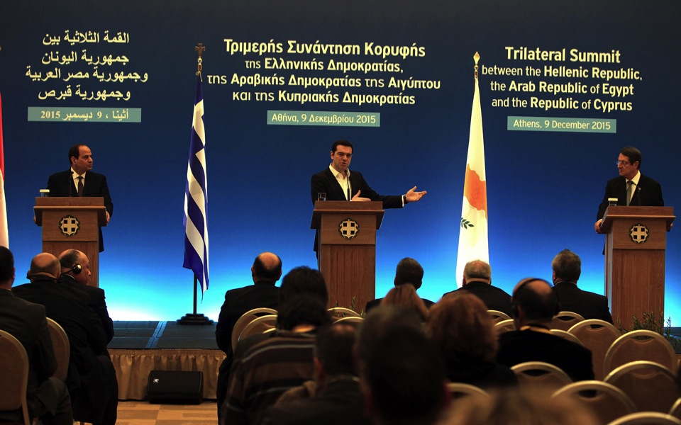 Greece, Cyprus, Egypt to speed up talks over sea boundaries