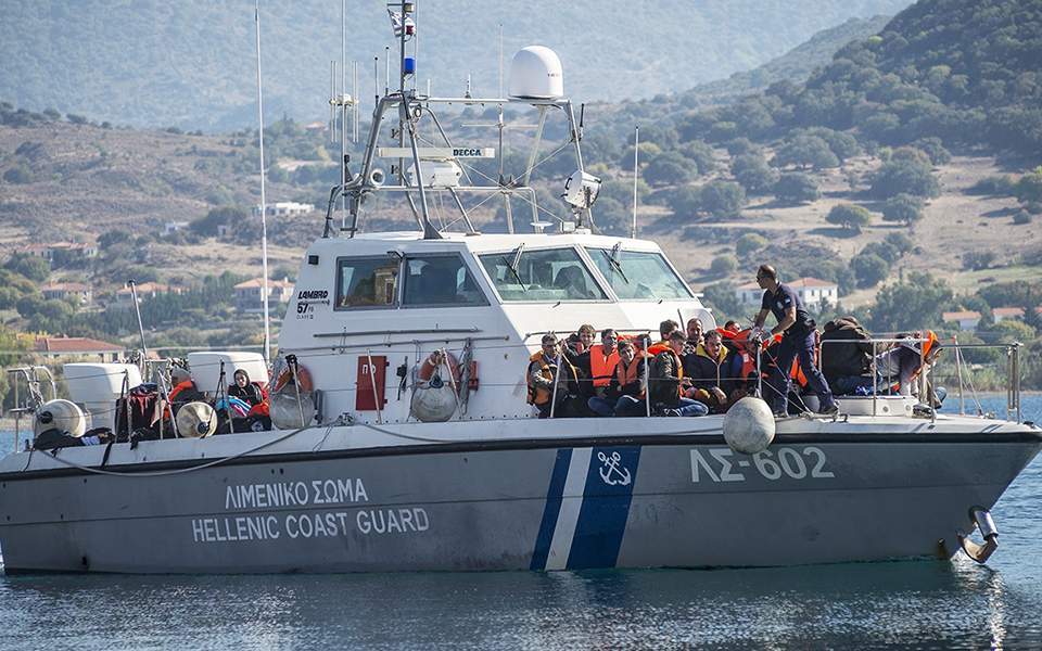 Migrant vessel escorted to safety in rough seas off Crete