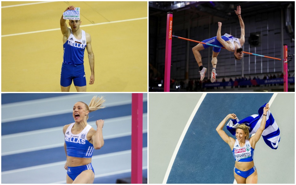 Greek athletes shine in Glasgow