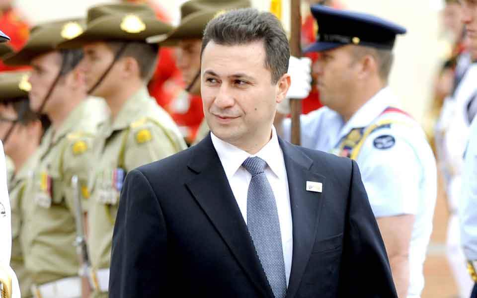 Ex-FYROM PM Gruevski says he’s seeking asylum in Hungary