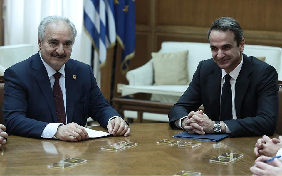 Turkey-Libya deal invalid, Haftar tells Greek PM