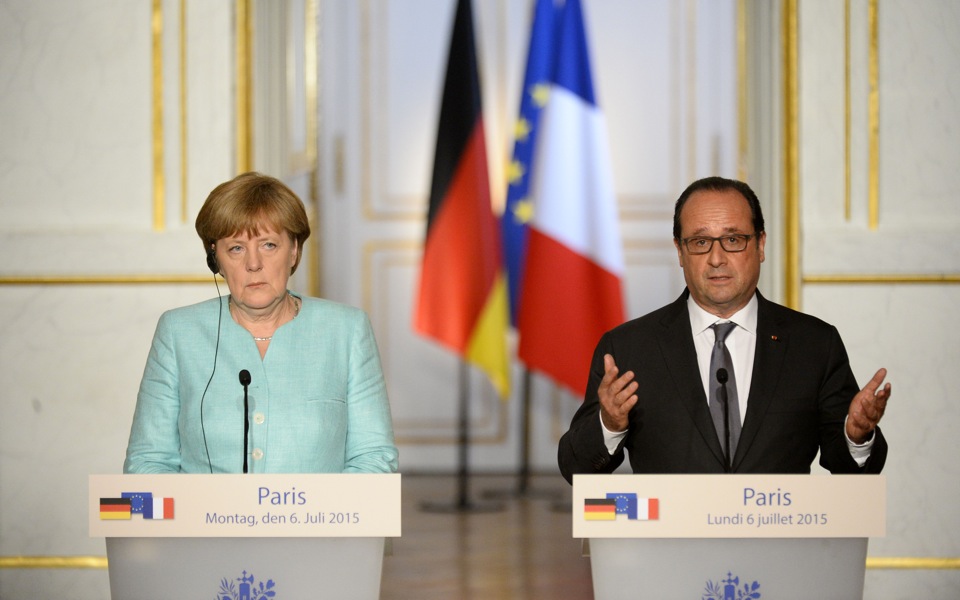 Hollande, Merkel say ‘door open for discussions’ with Greece