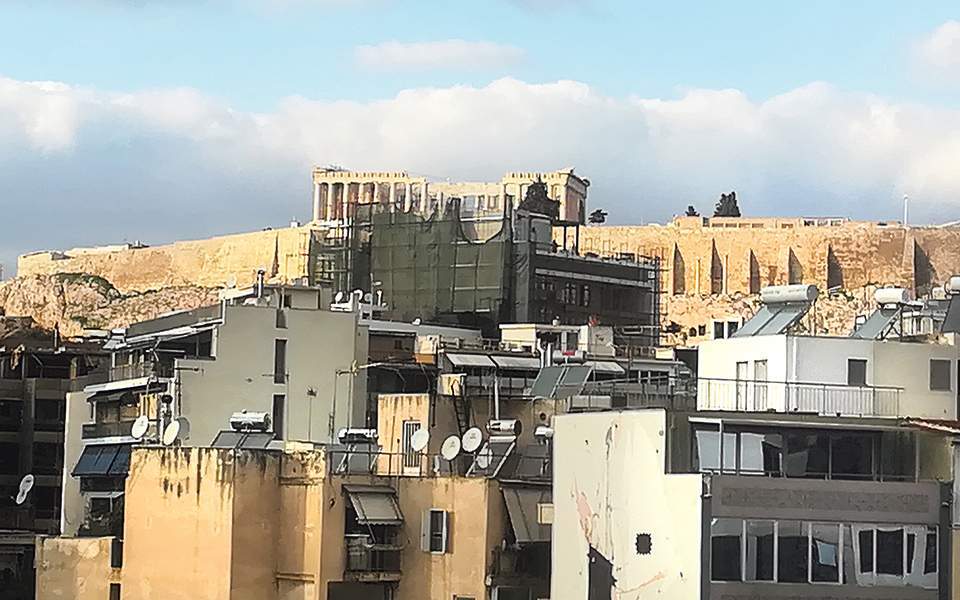 Legality of buildings near Acropolis under scrutiny