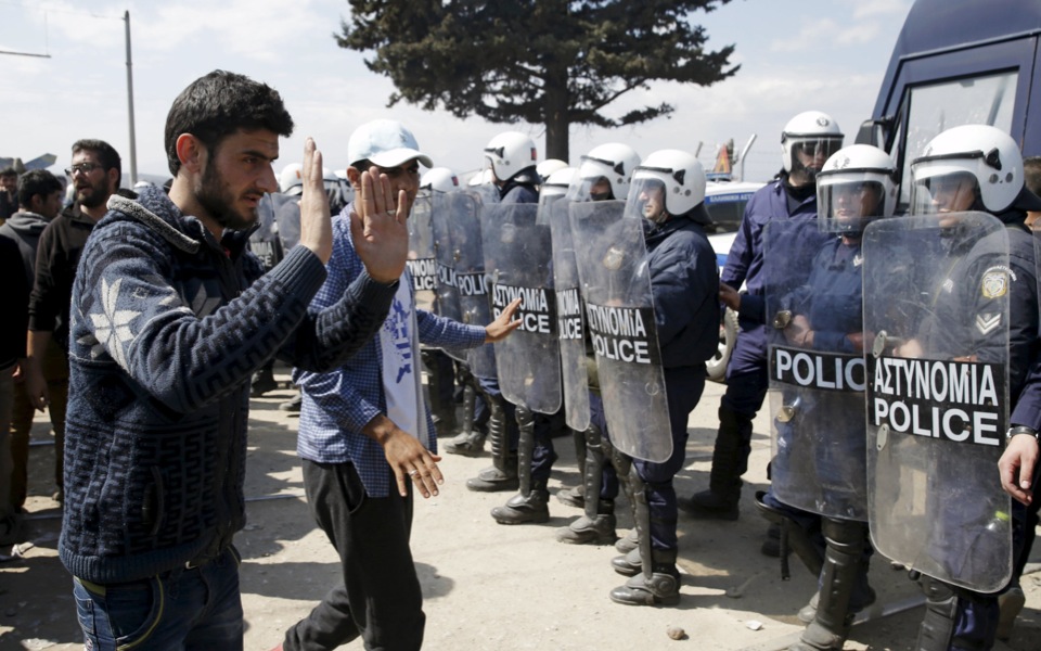 Migrant protests intensify at the Greek border