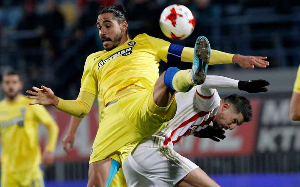 PAOK goes top as Asteras holds Olympiakos