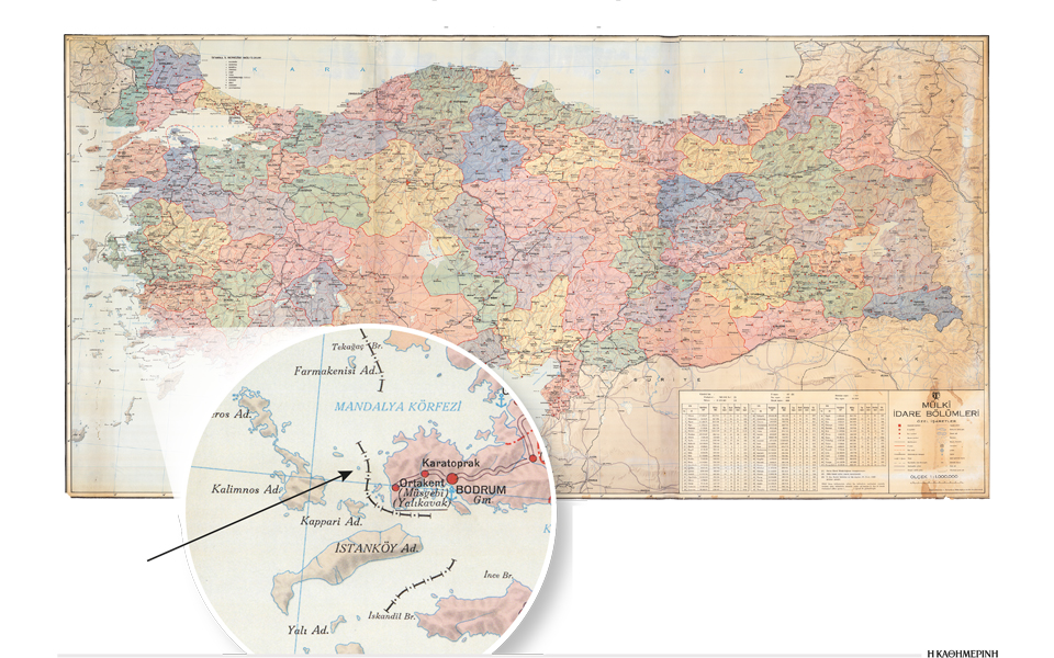 Map drafted by Turkey in 1970s challenges ‘gray zones’ narrative