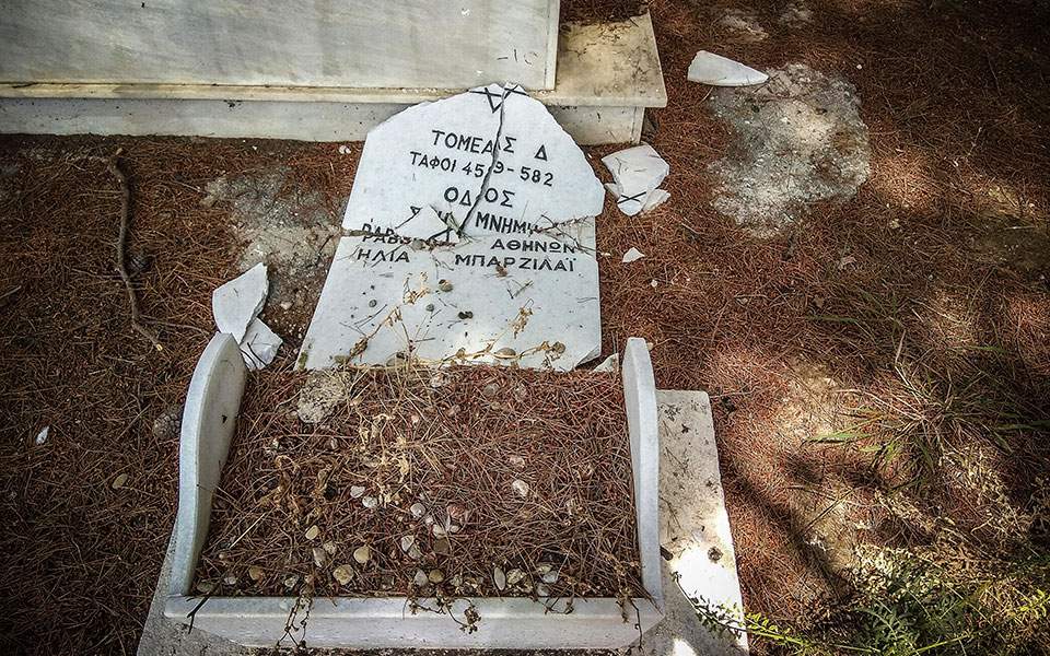Desecration of Jewish graves strongly condemned