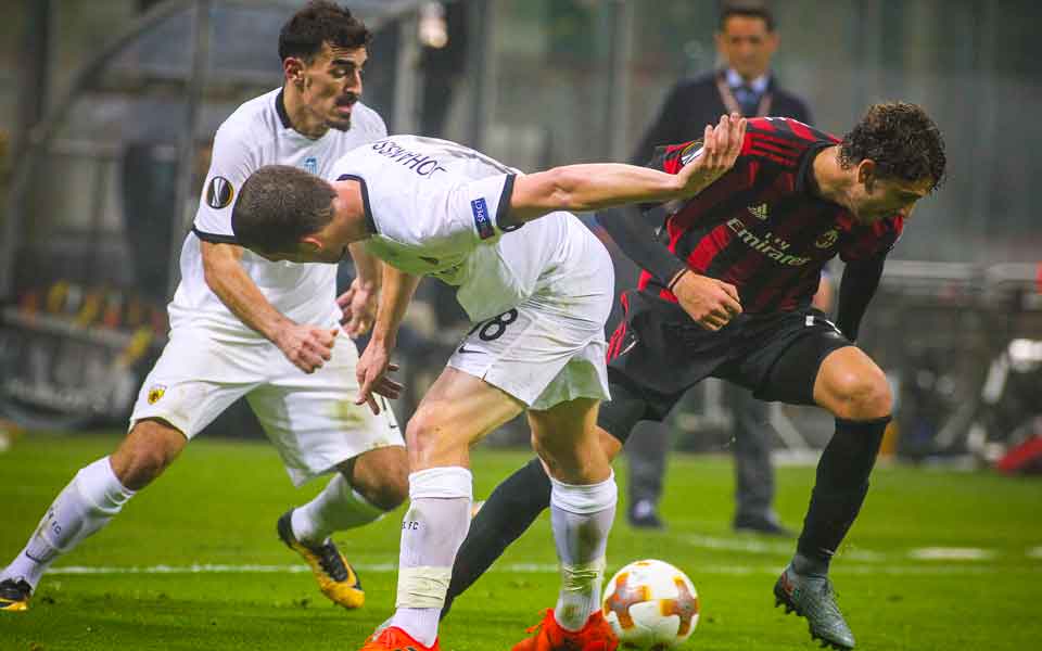 AEK holds on to snatch a point at AC Milan