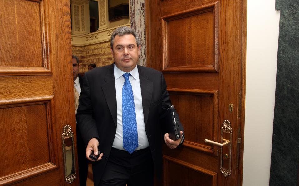 Kammenos backs bailout proposal with ‘heavy heart’
