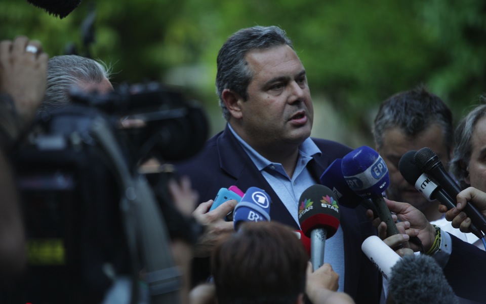 Greek coalition partner says he cannot back bailout terms