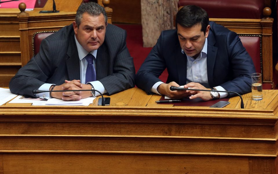 Tsipras, Kammenos to meet amid rumors of rift