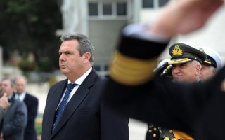 Kammenos says NATO must deploy task force, says Turkey undermining it