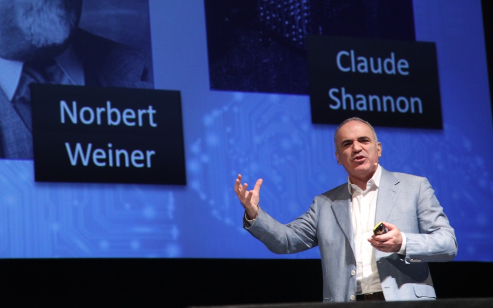 Kasparov talks AI at Microsoft Summit