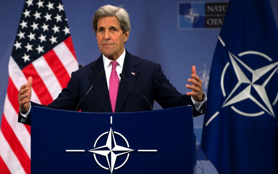 US to contribute naval forces to NATO’s Aegean mission, Kerry says