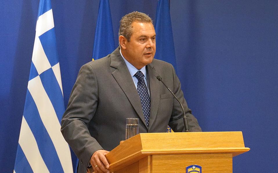 Kammenos invites Turkish counterpart to visit Greece