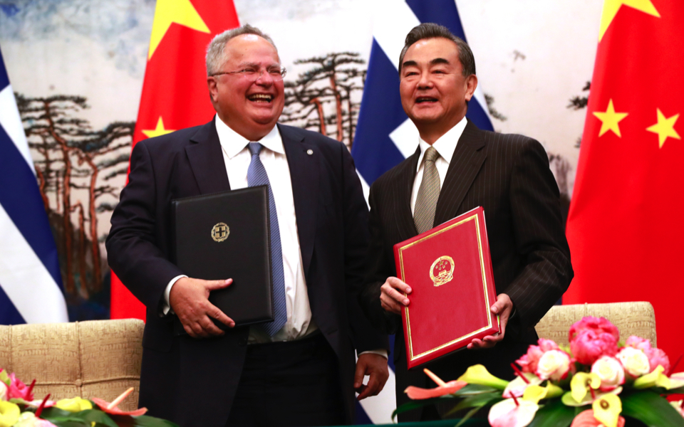 Greek Foreign Minister Nikos Kotzias visits China