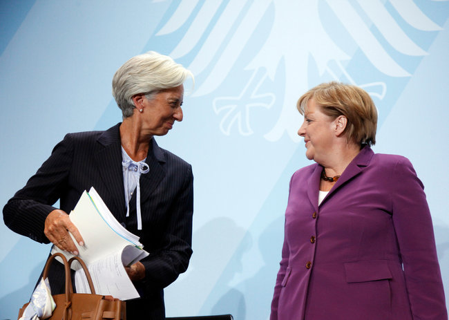 Lagarde push for Greece debt relief sets up showdown with Merkel