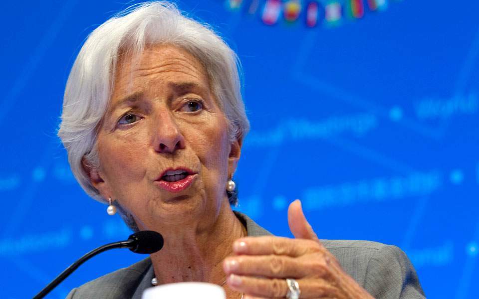 Lagarde: debt relief for Greece as important as pension reform