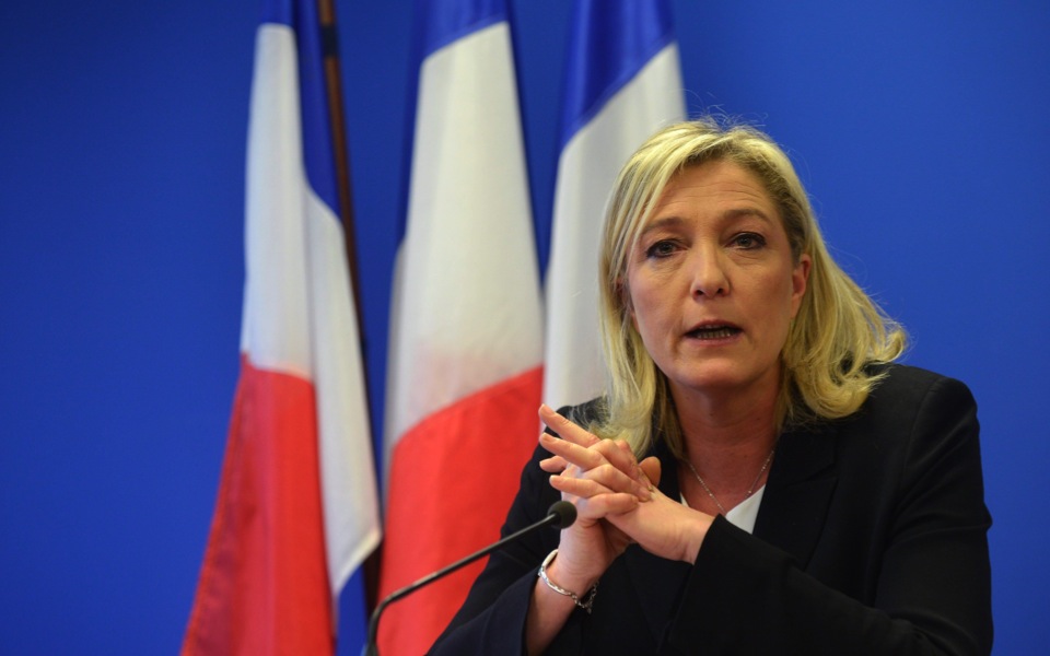 French far-right’s Marine Le Pen lauds Greek vote