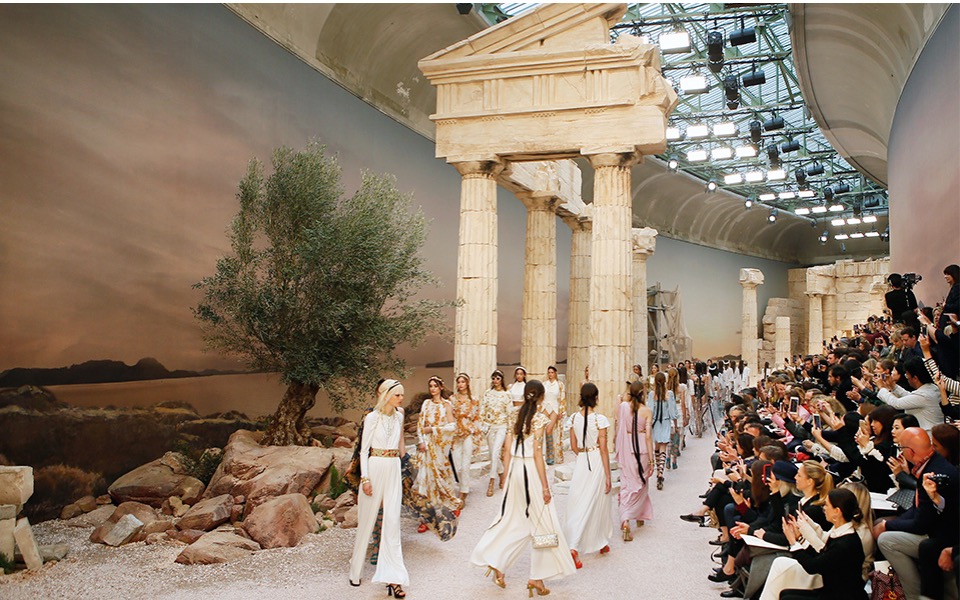 Lagerfeld & Chanel take ancient Greece to Paris