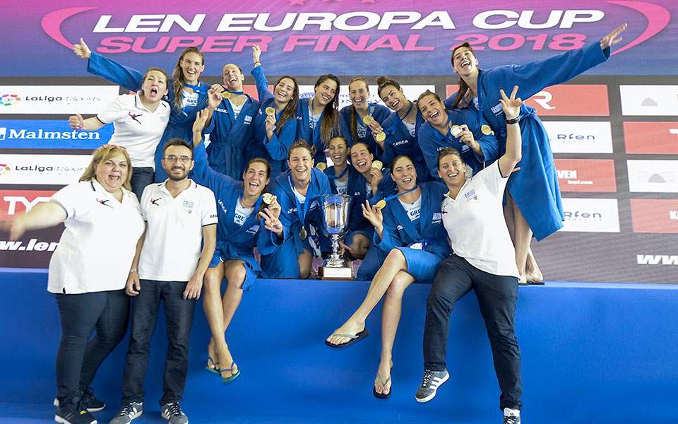 Water polo triumph for Greek women’s team