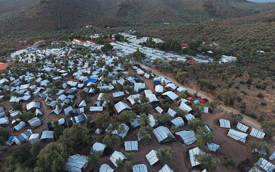 Floods compound woes of Lesvos migrant facility