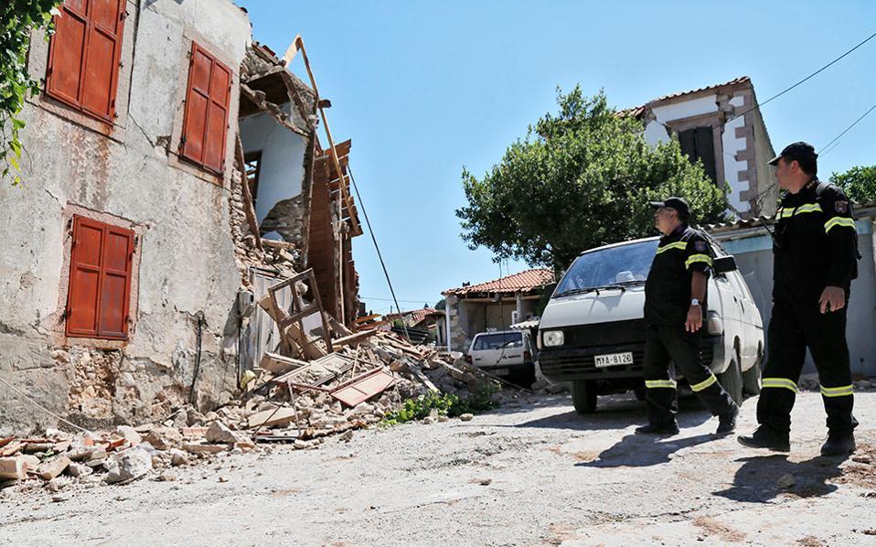 Emergency funds cleared for Lesvos quake damage