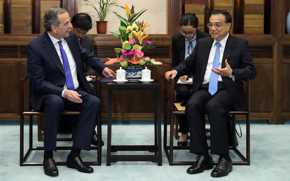 Chinese Premier meets Samaras in Beijing
