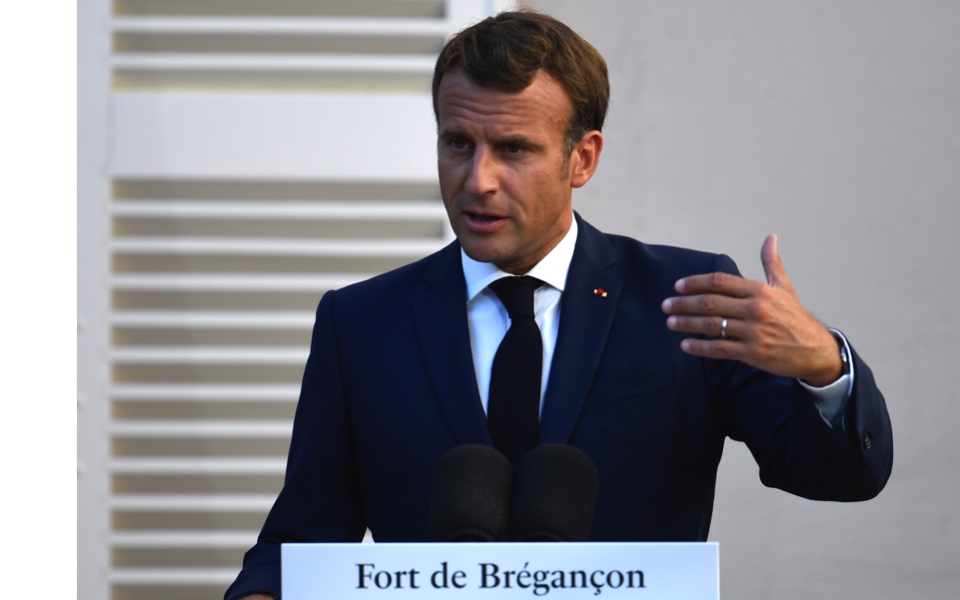 Macron: EU states should show solidarity with Greece, Cyprus