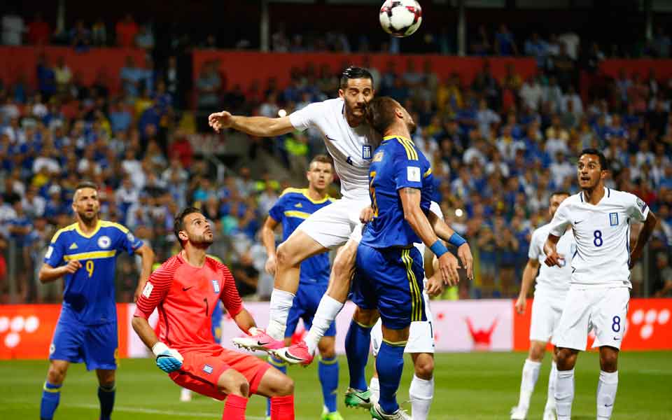 Draw in Bosnia keeps Greece in contention