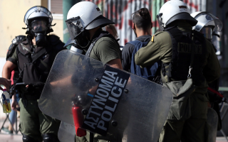 Ten people remanded over skirmishes with police at Athens rally