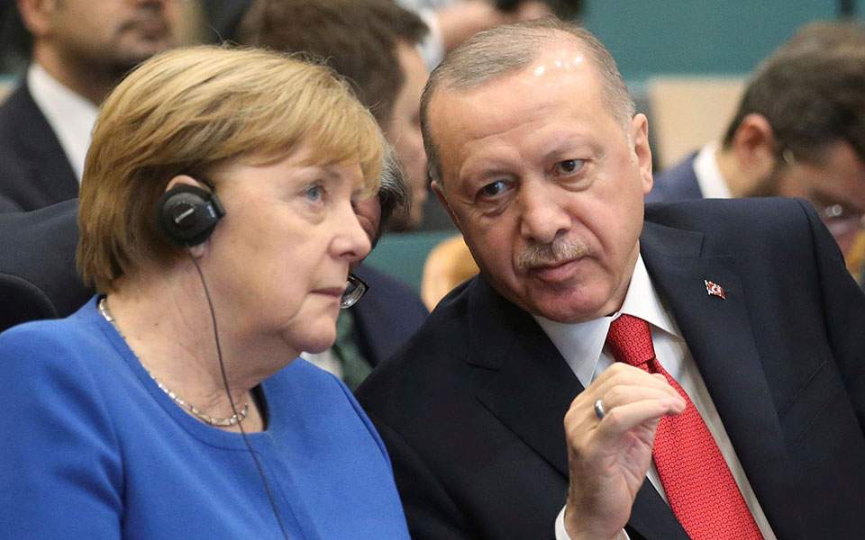 Erdogan, Merkel discuss East Med impasse