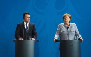 Merkel upbeat over solution to FYROM name row
