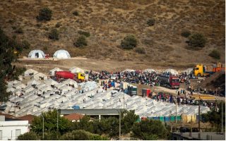 Migration minister says 5,000 have moved into new refugee camp on Lesvos